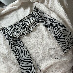Zebra Open back top